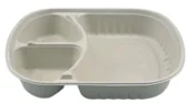 1100ml 3 Compartment Food Box, DAILYECO product DBA95165
