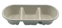 600ml 3 Compartment Food Box, DAILYECO product DBA95167