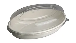 PET Lid for 18oz Oval Bowl, DAILYECO product DBA95205