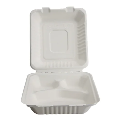 8” 3 Compartment Clamshell, DAILYECO product DBA95264