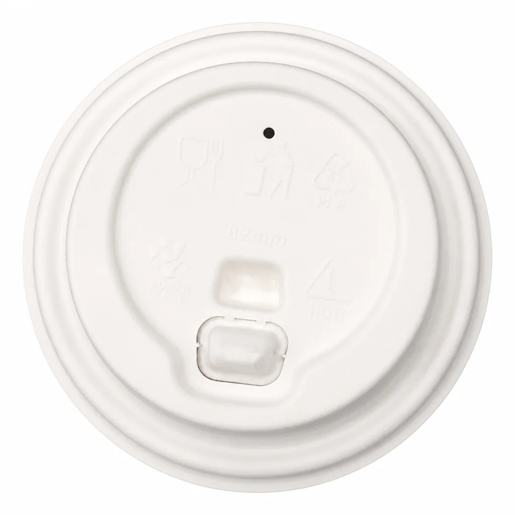 80mm Foldback Coffee Cup Lid, DAILYECO product DBA95337