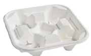 4 Holes Cup Holder (Recycled Paper), DAILYECO product DBA95345