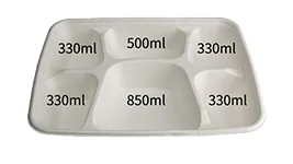 6 Compartment Lunch Box, DAILYECO product DBA95076